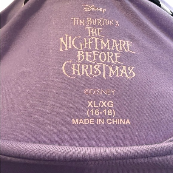 Disney The Nightmare Before Christmas Purple Scream Queen Nightshirt - Picture 7 of 8